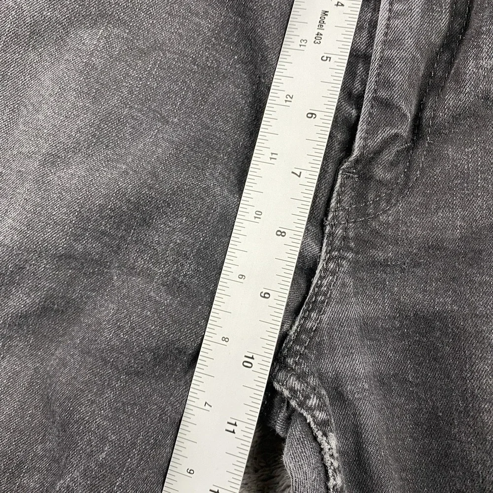 Levis 514 Straight Jeans Mens 34x31 Black Mid Rise Denim‎